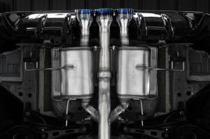 MBRP - MBRP 2024+ Acura Integra Type-R T304 SS 3in Cat-Back Triple Center Outlet Exhaust w/Burnt Tips - S49043BE - Image 2