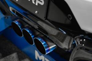MBRP - MBRP 2024+ Acura Integra Type-R T304 SS 3in Cat-Back Triple Center Outlet Exhaust w/Burnt Tips - S49043BE - Image 3