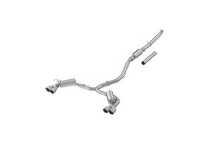 MBRP 22-24 Honda Civic/Sport Touring 1.5L 3in Cat-Back 2.5in Dual Split Rear w/ Quad Tips - AL - S4906AL