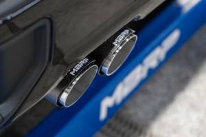MBRP - MBRP 19-21 Chevrolet Silverado 1500 5.3L 3in Cat Back w/ 2.5in OD Carbon Fiber Tips - T304 - S50043CF - Image 3