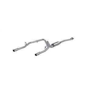 MBRP - MBRP 2003-2007 Chev/GMC 1500 Classic 4.8/5.3L EC/CC-SB Cat Back Dual Split Rear - S5016AL - Image 4