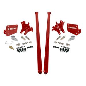 HSP Diesel HSP Traction Bars For 2017.5-2022 Ford Powerstroke 6.7 Liter F350 SRW Extended Cab Short Bed-Flag Red - P-435-4-2-HSP-BR