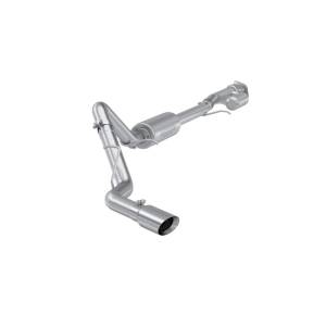 MBRP - MBRP 19-24 GM 1500 Silverado/Sierra 2.7L T304 SS 3in Cat-Back w/ Single Side 4in Dual Wall Tip - S5019304 - Image 2