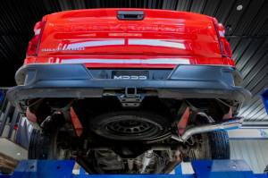 MBRP - MBRP 19-24 GM 1500 Silverado/Sierra 2.7L Blk-Coated Alum. Steel 3in Cat-Back Single Side 4in Blk Tip - S5019BLK - Image 3