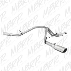 MBRP - MBRP 2007-2008 Chev/GMC 1500 (Next Gen.) CC EC (excl. 8 bed) 4.8/5.3L/6.0L Cat Back Dual Split - S5038AL - Image 3