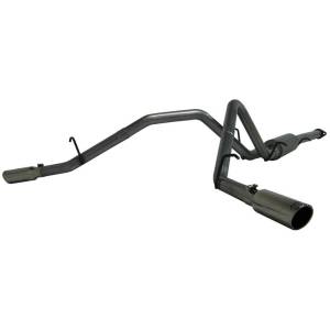 MBRP - MBRP 2007-2008 Chev/GMC 1500 (Next Gen.) CC EC (excl. 8 bed) 4.8/5.3L/6.0L Cat Back Dual Split - S5038AL - Image 4