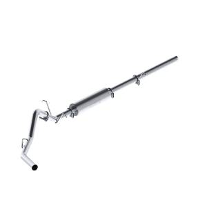 MBRP - MBRP 2009-2013 Chev/GMC 1500 4.8/5.3L (excl 8ft bed) Cat Back Single Side AL P Series Exhaust - S5054P - Image 2