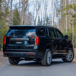 MBRP - MBRP 2021+ Chevy Tahoe / GMC Yukon T304 SS 3in Cat-Back Dual Split Exhaust w/ Quad Carbon Fiber Tips - S50573CF - Image 4
