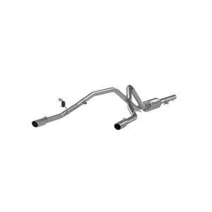 MBRP - MBRP 2009 Chev/GMC 1500 4.8/5.3L EC/CC (excluding 8 bed) Cat Back Dual Split Rear - S5058AL - Image 7