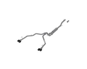 MBRP 21-24 Chevrolet Suburban XL 5.3L 3in T304 SS 2.5in Dual Split Carbon Fiber Cat-back - S50593CF
