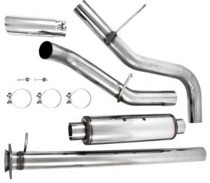 MBRP - MBRP 11-19 Chevy/GMC 2500HD PU 6.0L V8 Single Side Exit T409 Cat Back Perf Exhaust - S5076409 - Image 2