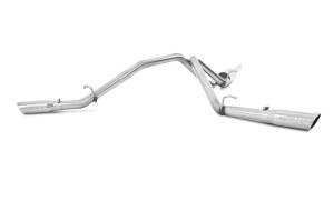 MBRP - MBRP 14 Chevy/GMC 1500 Silverado/Sierra 4.3L V6/5.3L V8 Dual Split Side T409 3in Cat Back Exhaust - S5082409 - Image 3