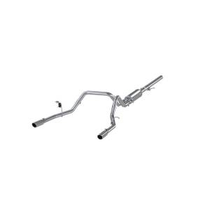 MBRP - MBRP 14 Chevy/GMC 1500 Silverado/Sierra 4.3L V6/5.3L V8 Dual Split Rear Alum 3in Cat Back Exhaust - S5084AL - Image 2