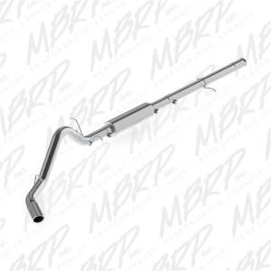 MBRP - MBRP 2014 Chevy/GMC 1500 Silverado/Sierra 6.2L V8 Aluminum 3.5in C/B Single Side Exit Exhaust - S5086AL - Image 2