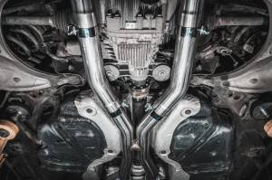 MBRP - MBRP 18-23 Dodge Durango SRT 6.4L Armor Lite AL Steel 3in Cat Back Exhaust Dual Rear Exit w/ SS Tips - S5105AL - Image 2