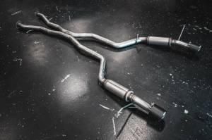 MBRP - MBRP 18-23 Dodge Durango SRT 6.4L Armor Lite AL Steel 3in Cat Back Exhaust Dual Rear Exit w/ SS Tips - S5105AL - Image 3