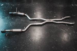 MBRP - MBRP 18-23 Dodge Durango SRT 6.4L Armor Lite AL Steel 3in Cat Back Exhaust Dual Rear Exit w/ SS Tips - S5105AL - Image 5