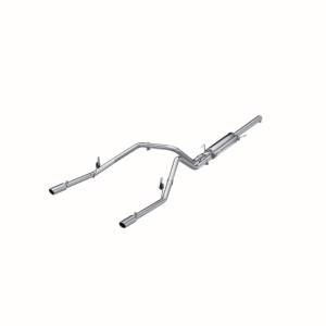 MBRP - MBRP 2004-2005 Dodge Ram Hemi 1500 5.7L SC/CC-SB Cat Back Dual Split Rear - S5112AL - Image 4