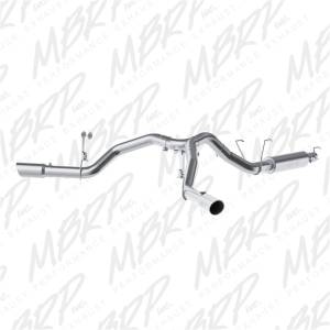 MBRP - MBRP 14-16 Ram 2500 6.4L 4in AL Dual Side Split Outlet Cat Back Exhaust - S5151AL - Image 2