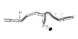 MBRP - MBRP 14-16 Ram 2500 6.4L 4in AL Dual Side Split Outlet Cat Back Exhaust - S5151AL - Image 3