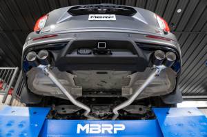 MBRP - MBRP 20-21 Ford Explorer ST 3.0L EcoBoost Dual Rear Exit Axle Back w/ Quad Carbon Fiber Tips - T304 - S52033CF - Image 2