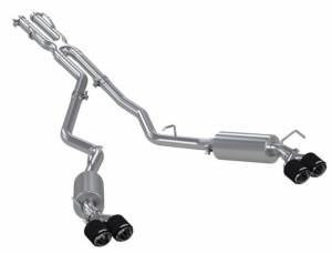 MBRP - MBRP 20-21 Ford Explorer ST 3.0L Ecoboost SS 2.5in Dual Rear Exit w/ Carbon Fiber Quad Tips - T304 - S52053CF - Image 5