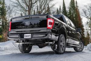 MBRP - MBRP 2021+ Ford F-150 5.0L/3.5L/ 2.7L Ecoboost 3in Cat Back 2.5in Dual Split Exit T409 Exhaust - S5213409 - Image 4