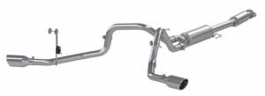MBRP - MBRP 2021+ Ford F150 2.7L/3.5L/5.0L 3in Aluminized Steel Cat-Back 2.5in Dual Split Side Exhaust - S5213AL - Image 6