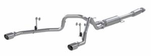 MBRP - MBRP 2021+ F-150 2.7L/ 3.5L Ecoboost, 5.0L 3in Cat Back 2.5in Dual Split Rear - Aluminized Steel - S5215AL - Image 5