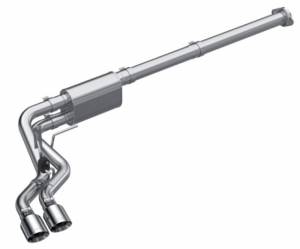 MBRP - MBRP 2021 Ford F-150 2.7L EcoBoost / 3.5L EcoBoost / 5.0L 3in Cat Back Single Side Exit Alum - S5217AL - Image 7
