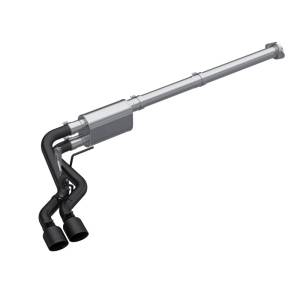 MBRP - MBRP 2021 Ford F-150 2.7L EcoBoost / 3.5L EcoBoost / 5.0L 3in Cat Back Single Side Exit Black - S5217BLK - Image 2