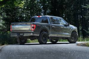 MBRP - MBRP 2021+ Ford F150 Black Coated Dual Pre-Axle (Street Profile) 2.5in OD Tips 3in Cat Back Exhaust - S5219BLK - Image 4