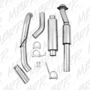 MBRP - MBRP 11-13 Ford F150 SVT Raptor 6.2L EC-SB/CC-SB 3.5in Cat Back Single Exit Alum Exhaust System - S5228AL - Image 3