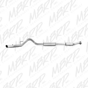 MBRP - MBRP 11-13 Ford F150 SVT Raptor 6.2L EC-SB/CC-SB 3.5in Cat Back Single Exit Alum Exhaust System - S5228AL - Image 7