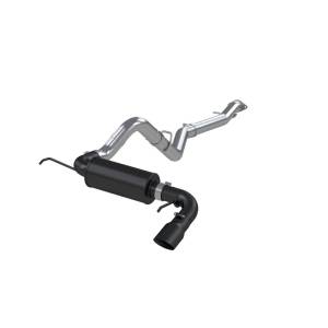 MBRP - MBRP 2021+ Ford Bronco 2.3L/2.7L EcoBoost 3in Black Aluminized Catback Exhaust - S5235BLK - Image 1
