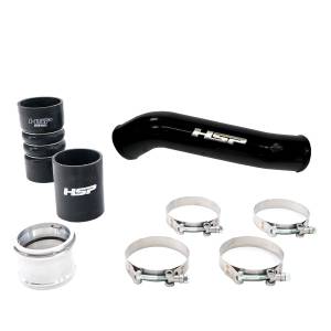 HSP Diesel HSP Replacement Hot Side Tube For 2011-2022 Ford Powerstroke F250/350 6.7 Liter-Silk Stain Black - P-400-HSP-SB