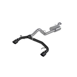 MBRP - MBRP 21-22 Ford Bronco 2.3/2.7L EcoBoost 2/4-Dr 3in Catback Dual Split Rear Exit BLK AL - S5241BLK - Image 2