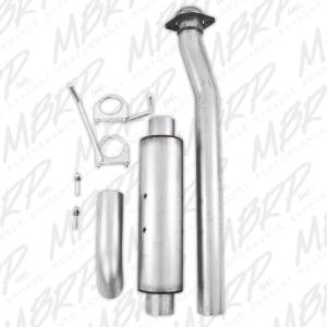 MBRP - MBRP 11-12 Ford F-150 SVT Raptor 6.2L EC-SB/CC-SB 3.5in Cat Back Single Turn Down Alum Exhaust - S5242AL - Image 3