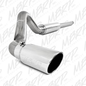 MBRP - MBRP 11-13 Ford F-250/350/450 6.2L V8 Gas 4in Cat Back Single Side T409 Exhaust System - S5246409 - Image 2