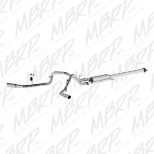 MBRP 2015 Ford F-150 2.7L / 3.5L EcoBoost 2.5in Cat Back Dual Side Split Alum Exhaust System - S5254AL