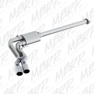 MBRP - MBRP 15-16 Ford F-150 2.7L/3.5L/5.0L 3in Cat Back Single Side Pre-Axle Dual Exit T409 - S5260409 - Image 4