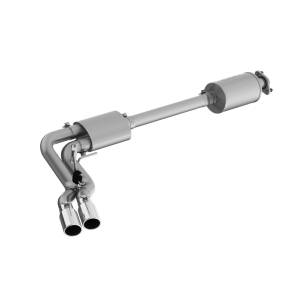 MBRP - MBRP 15-20 Ford F150 T304 Pre-Axle 4in OD Tips Dual Outlet 3in Cat Back Exhaust - S5262304 - Image 3