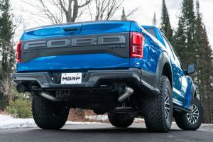 MBRP - MBRP 17-20 Ford F-150 Raptor 3.5L Ecoboost Dual Rear Exit T409 3in Resonator Back Exhaust System - S5264409 - Image 7