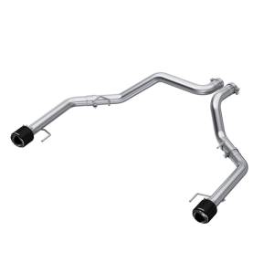 MBRP 2021+ Ford F-150 Raptor Axle-Back Dual Rear Exit T304 Performance Exhaust Sys - S52663CF