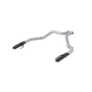 MBRP 2022+ Ford F-150 Raptor 3.5L / Raptor R 5.2L 3in Dual Rear Exit Turndown Axle Back - Black - S5278BLK