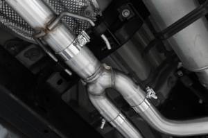 MBRP - MBRP 2022 Toyota Tundra 3.5L Dual Cat-back 4in Single Side Exit Rolled Tip - Aluminized Steel - S5301AL - Image 3