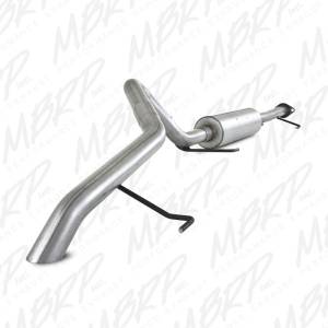 MBRP - MBRP 2007-2009 Toyota FJ 4.0L V6 Cat Back Single Rear Exit Off-Road Tail No tip - S5310AL - Image 6