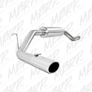MBRP - MBRP 00-06 Toyota Tundra All 4.7L Models Resonator Back Single Side Exit Aluminized Exhaust System - S5330AL - Image 2