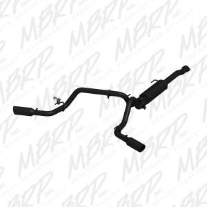 MBRP - MBRP 2016 Toyota Tacoma 3.5L 3in Cat Back Dual Split Side Black - S5340BLK - Image 2