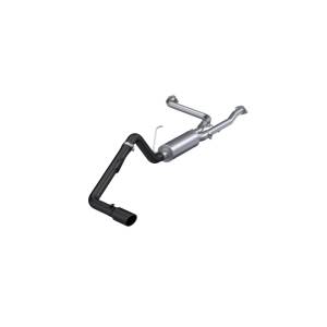MBRP 22-23 Nissan Frontier 3.8L 3in Tip 3in Cat Back Single Side Exit Street Profile - Black Coated - S5407BLK